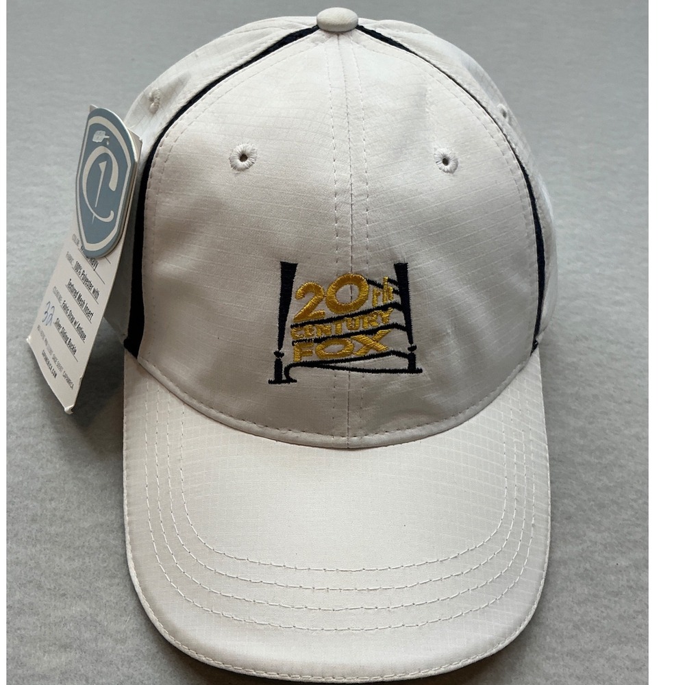 Cap America 20th Century Fox Hat Embroidered Logo White Adjustable OSFM‎ NWT